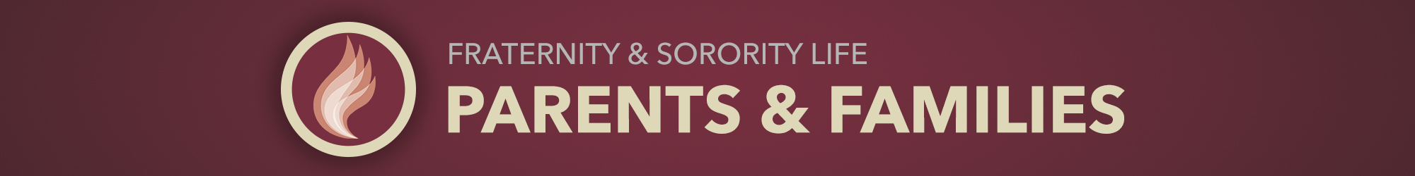 Parent and families banner