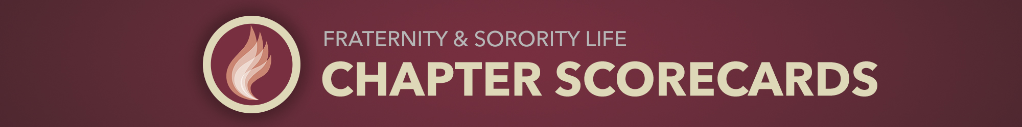 Fraternity and Sorority Scorecard banner
